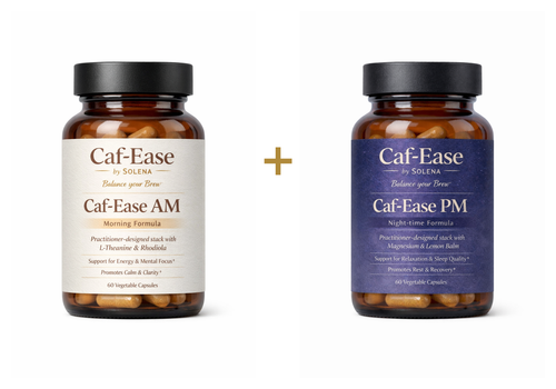 A bundle of Caf-Ease AM and PM by Solena